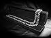 Luxury Silver Cuban Link Chain Premium Stainless Steel Necklace for Men + Gift Case