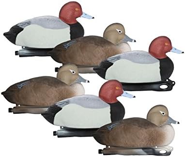 Hard Core Brands 01-209-0001 Pro Series Redhead Floater Decoys, 6 Count