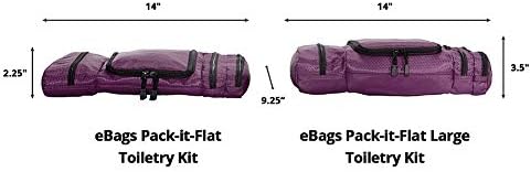 eBags Classic Pack-it-Flat Toiletry Kit (Eggplant) 7 eBags Classic Pack-it-Flat Toiletry Kit (Eggplant)
