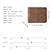 FlyHawk RFID Blocking Leather Wallet for Men Bifold Mini&Slim Size Wallet Credit Card Protector