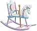 Wildkin Kids Carousel Wooden Rocking Horse Chair for Boys and Girls, Perfect for Toddlers and Little Kids, Features Padded Backrest, Rocker Measures 35 x 15 x 27 Inches, Assembly Required