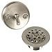 Bennington Trip Lever Bathtub Tub Drain Overflow Conversion Kit (Satin Nickel)