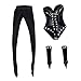 1/6 Scale Corset Bustier Teddy Tights for 12 inch Female Hot Toys Phicen Kumik Body