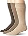Calvin Klein Men's Dress Socks - 3 Pack Patterned Crew Socks
