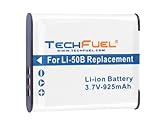Pentax D-Li92 Digital Camera Replacement Battery - TechFuel Professional Li-ion Battery
