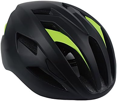 FashionElectronicczh Adult Bike Helmet Safety Light,Adjustable Sport Cycling Helmet Road Mountain Bicycle Helmet for Men Women Safety Protection 56-61CM (Black)