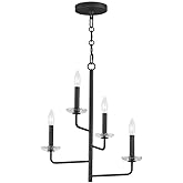 Maxim Lighting 12324TCAR Madeira - 4 Light Chandelier-20 Inches Tall and 14.5 Inches Wide, Installation: Traditional