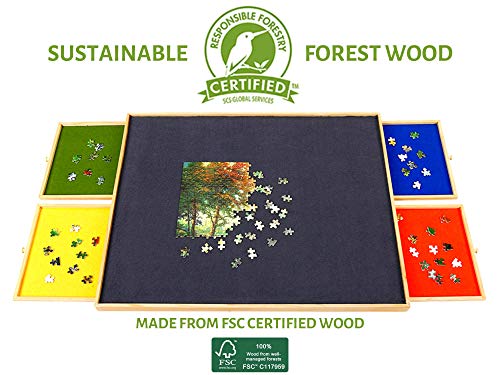 Portable Puzzle Board Storage Table Quality Jigsaw Puzzle