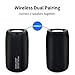 Bluetooth Speakers,MusiBaby Speaker,Outdoor, Portable,Waterproof,Wireless Speakers,Dual Pairing, Bluetooth 5.0,Loud Stereo,Booming Bass,1500 Mins Playtime for Home,Party,Camping(Black)thumb 4