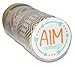 AIM HOBBIES Washi Masking Tape Set of 6 Plus Free Bonus ROLL (Gold 1)