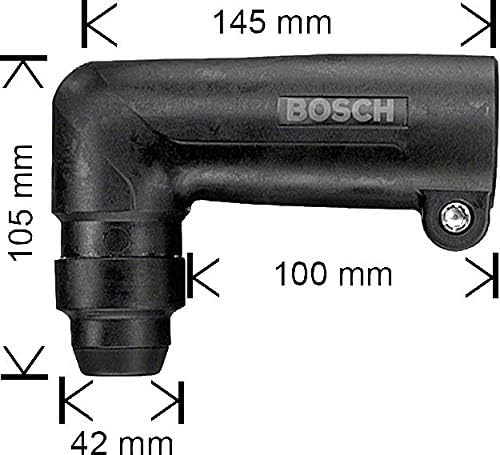 Bosch 1618580000 Angle Drill Head for Light Rotary Hammers with SDS Plus Toolholder, Black, 11mm - Image 4