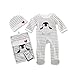 Baby Aspen Penguin PJ Gift Set, Black/White/Multi, 0-6 Months
