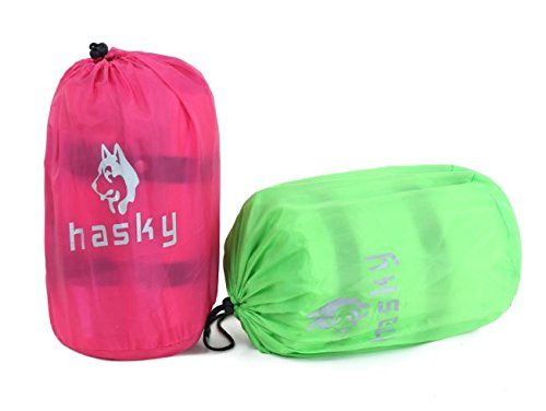 Outdoor Camping Hiking Inflatable Cushion Folding Sleeping Bed Mat Mattress [US Warehouse] by ShopIdea (Pink) - Thumbnail 4