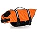 HAOCOO Dog Life Jacket Vest Saver Safety Swimsuit Preserver with Reflective Stripes/Adjustable Belt Dogs?Orange,XXL