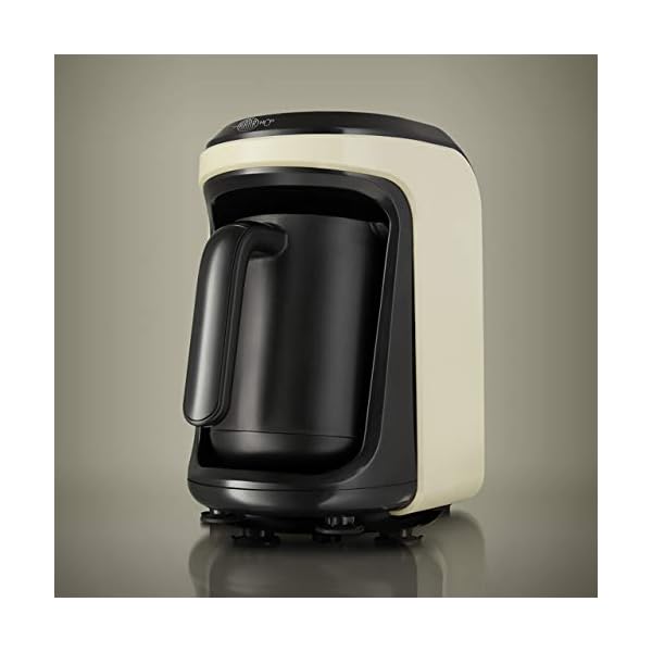 KARACA Hatir Hup Türkische Kaffeemaschine, Creme, Fur 5 Personen, 535W, Kaffeevollautomat-Coffee Maker, Turkisch… – Bild 6