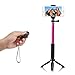 Accmor Rhythm Pro Extendable Handheld Monopod with Mini Tripod Stand and Bluetooth Remote Shutter for iOS & Android Smartphones, Digital and POV Cameras - Rose Red