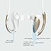 InzhiRui Bluetooth Headphones Wireless Bluetooth Headset Sport Stereo in-Ear Noise Cancelling Sweatproof Running Earbuds with Mic for iPhone 6s Samsung S6 and Android (White Gold)