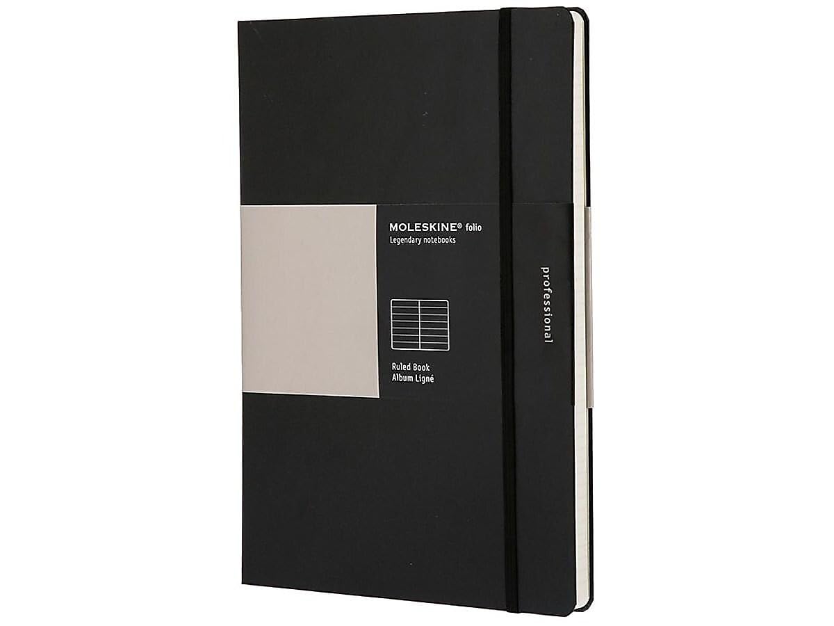 Moleskine PROPFNTB7HBK Pro Hard Notebook, Black, 2X-Large
