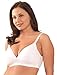Leading Lady, The June, Wireless Nursing Bra for Women, Seamless, Molded Cups, Light Padding, One Hand Nursing Clasps