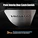Door Catch Hairline Metal Aluminum Interior Garnish Molding Protect Anti Scratch Cover For HYUNDAI Veloster 2011 2012 2013 2014 2015 2016 2017