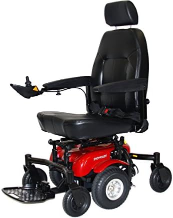 6 Runner Power Chair Color: Red