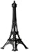 Homeford Eiffel Tower Paris France Metal Cake Stand, 6-Inch, Black