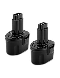Topbatt - Batería de repuesto para batería Dewalt de 7,2 V y 3,0 Ah DW9057 DE9057 DE9085 DW920K DW920K2 DW925K (2 unidades)