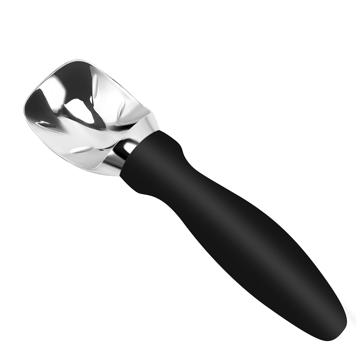 Saebye Ice Cream Scoop, Ice Cream Scoop with Comfortable Non-Slip Handle, High Performance Ice Ball Scoop for Ice Balls, Ice Cream, Dough, Melon, Robust, Dishwasher Safe