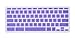HP Keyboard Skin - Compatible 2019/2018/2017 Chromebook 14 inch - G2/G3/G4 Series, Violet