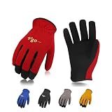 Vgo 5Pairs Multi-Functional Gardening Training Crafting Work Gloves, Value Pack(Size L,5 Color,AL8736)