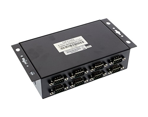SerialGear Industrial 8-Port DB-9 RS232 to USB Adapter High-Speed FTDI Chip 921.6Kbps