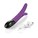 AmoreToy® Rechargeable Multifunctional Silicone Vibrator - 9 Patterns for Internal Stimulation - G-spot Vibe,clitroal Stimulator,male Prostate Massager,foreplay Teaser,powerful Vibration Anal Toy