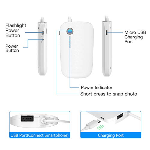 Otoscope iPhone, Anykit Upgraded 4.3mm 720P HD Ear Scope Camera Digital Otoscope with 6 LED Lights, Earwax Removal Tool and Specula for iPhone and Android Smartphone - Thumbnail 4