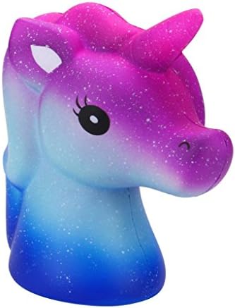 OVERMAL Clearance Squishy 15CM Squeeze Squishy Jumbo Unicorn Slow Rising Cream Scented Decompression Toys (Blue)