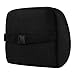 LANGRIA Memory Foam Lumbar Support Pillow-Orthopedic Design Back Cushion for Lower Back Pain Relief-Best for Office Home Computer Gaming or Car Chair-with Adjustable Strap and Breathable Cover, Black