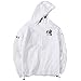 Allonly Men's Fashion Dragon Totem Hoodie Zip-up Chinese Letter Windbreaker Jacket