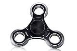 LOLLDEAL EDC Fidget Spinner High Speed Stainless Steel Bearing Helps Focus, Stress, Anxiety, Boredom (Black)