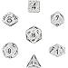 Chessex Polyhedral 7-Die Dice Set - Speckled Artic Camo