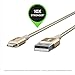 Belkin MIXIT DuraTek Lightning to USB Cable - MFi-Certified iPhone Charging Cable for iPhone 11, 11 Pro, 11 Pro Max, XS, XS Max, XR, X, 8/8 Plus and more (4ft/1.2m), Gold