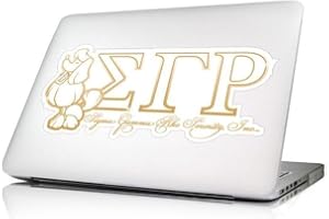 GREEKGEAR Sigma Gamma Rho 10 x 8 Laptop Skin/Wall Decal