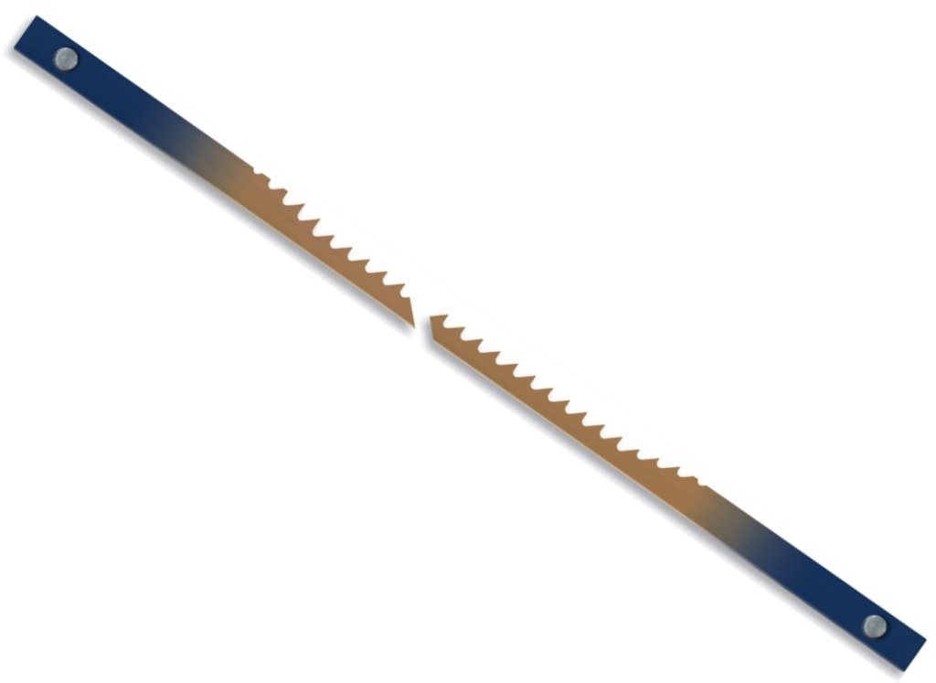 Pégas Pinned Coping Sawblades 6.5" Pack of 12 20 Teeth Per Inch