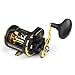 Isafish Trolling Reel with Line Counter Alarm Bell Saltwater Level Wind Ocean Fishing Reels for Sea Bass Grouper Salmon