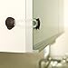 Cabinet Locks Safety Latches Kitchen Cabinet Locks, Easy Installation 10 Packs Child Locks and 4 Corner Protectors Without any Tools, Fit Most Cabinets, Drawers and Closets