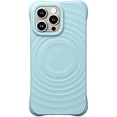 CASETIFY Ripple iPhone 15 Pro Max Case [2X Military Grade Drop Tested/Wave Textured/Compatible with Magsafe] - Sky Blue