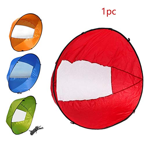 Tubwair 42.5 inch Downwind Wind Sail Sup Paddle Board Instant Popup Board Kayak Sail Kit for Kayak Boat Sailboat Canoe Foldable Style, Easy Setup, Deploys Quickly & Compact (Green) - Thumbnail 6