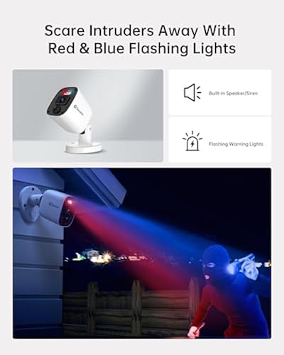 Swann 4K Security Camera System DVR with 2TB HDD, Channel Cam