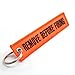 Rotary13B1 Remove Before Firing Keychain - Neon Orange/Black