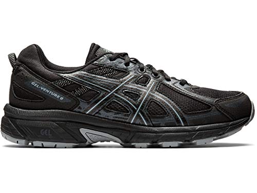 ASICS Men's Gel-Venture 6 Running Shoes, 10M, Black/Black