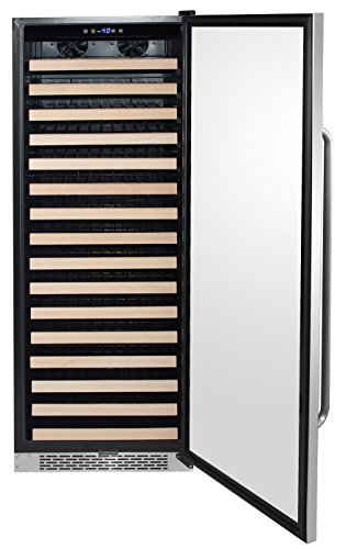 Whynter-BWR-1662SD-166-Built-in-or-Freestanding-Stainless-Steel-Compressor-Large-Capacity-Wine-Refrigerator-Rack-for-Open-Bottles-and-LED-Display-One-Size-Black
