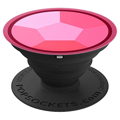 PopSockets: Pink Diamond Universe Gem - PopSockets Grip and Stand for Phones and Tablets
